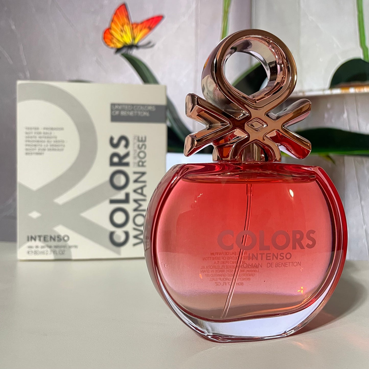 Perfume Femenino Benetton Colors Woman Rose Intenso - Eau de Parfum - 80ml - Tester