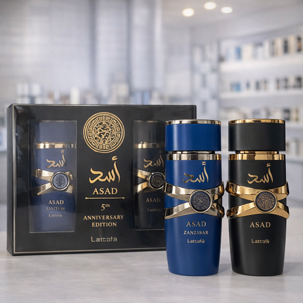 Kit Perfume Lattafa Asad + Asad Zanzibar - 100ml