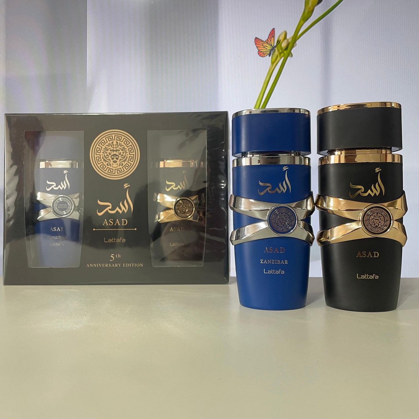 Kit Perfume Lattafa Asad + Asad Zanzibar - 100ml