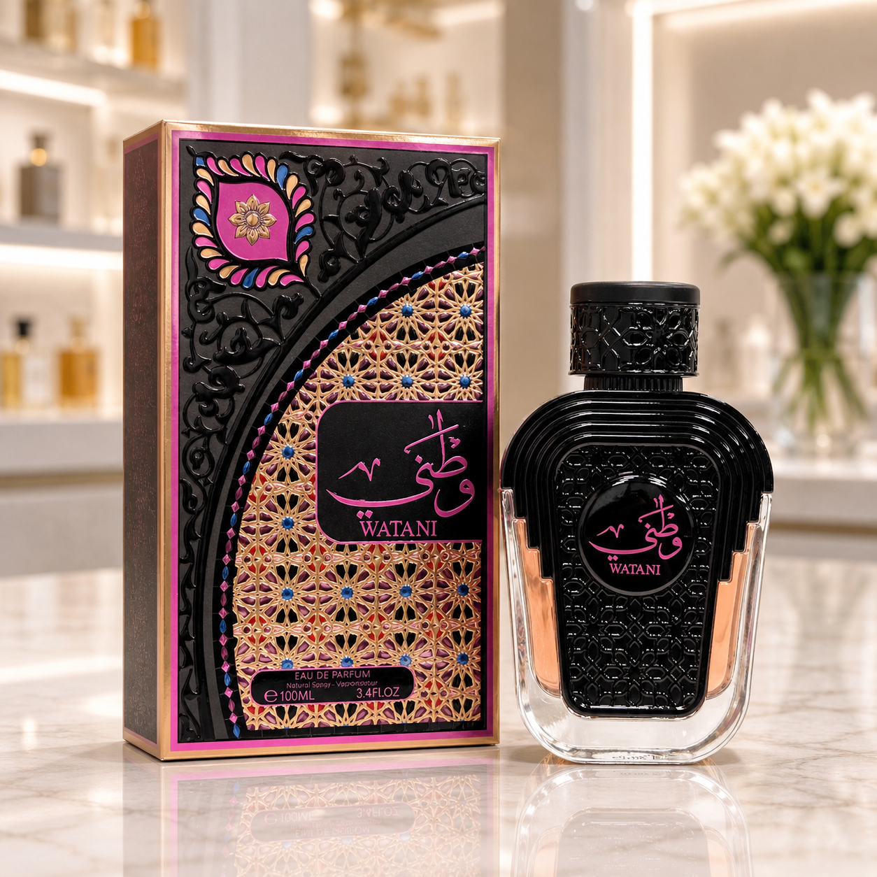 Perfume Femenino Al Wataniah Watani Pink - Eau de Parfum - 100ml