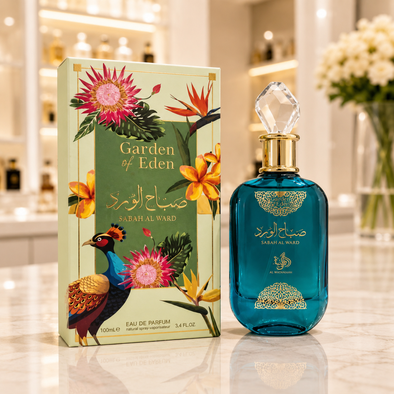 Perfume Femenino Al Wataniah Sabah Al Ward Garden Of Eden - Eau de Parfum - 100ml