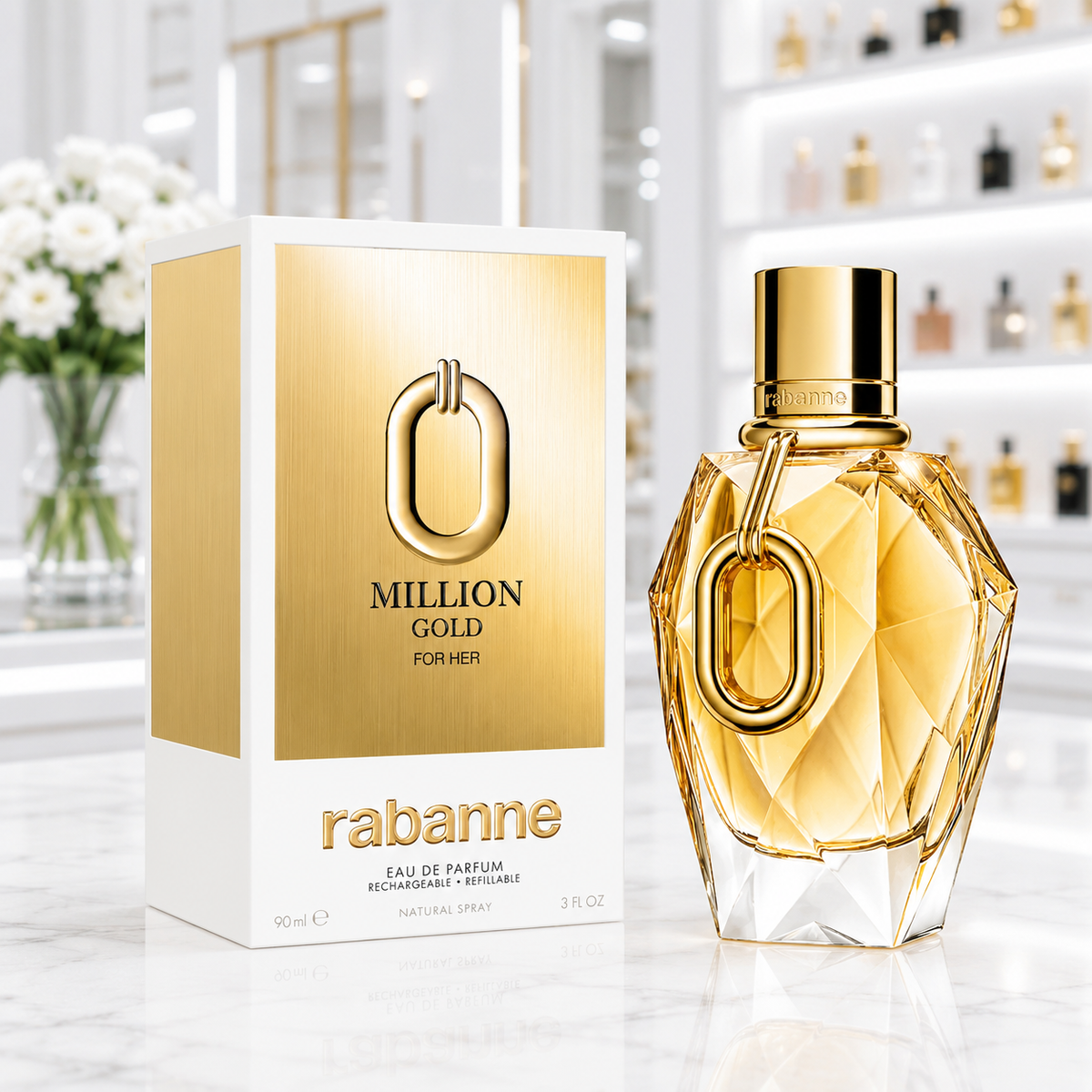 Paco Rabanne Million Gold - Eau de Parfum - Femenino - 90ml