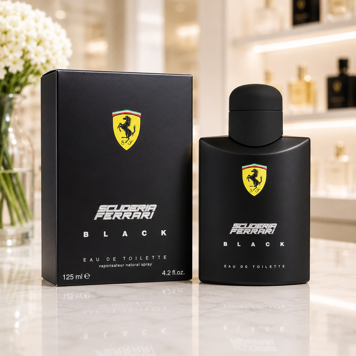Perfume Masculino Ferrari Scuderia Black - Eau de Toilette - 125ml