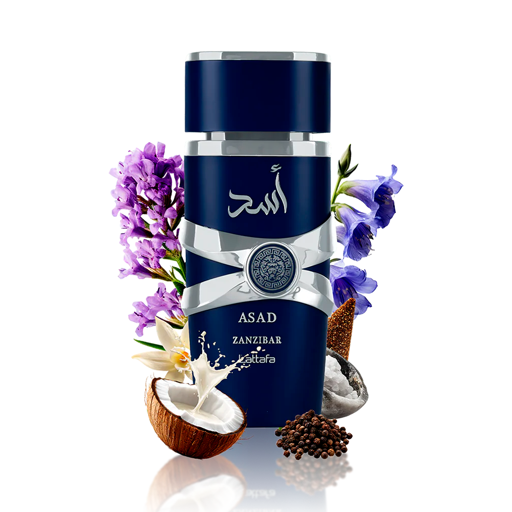 Perfume Masculino Lattafa Asad Zanzíbar - Eau de Parfum - 100ml