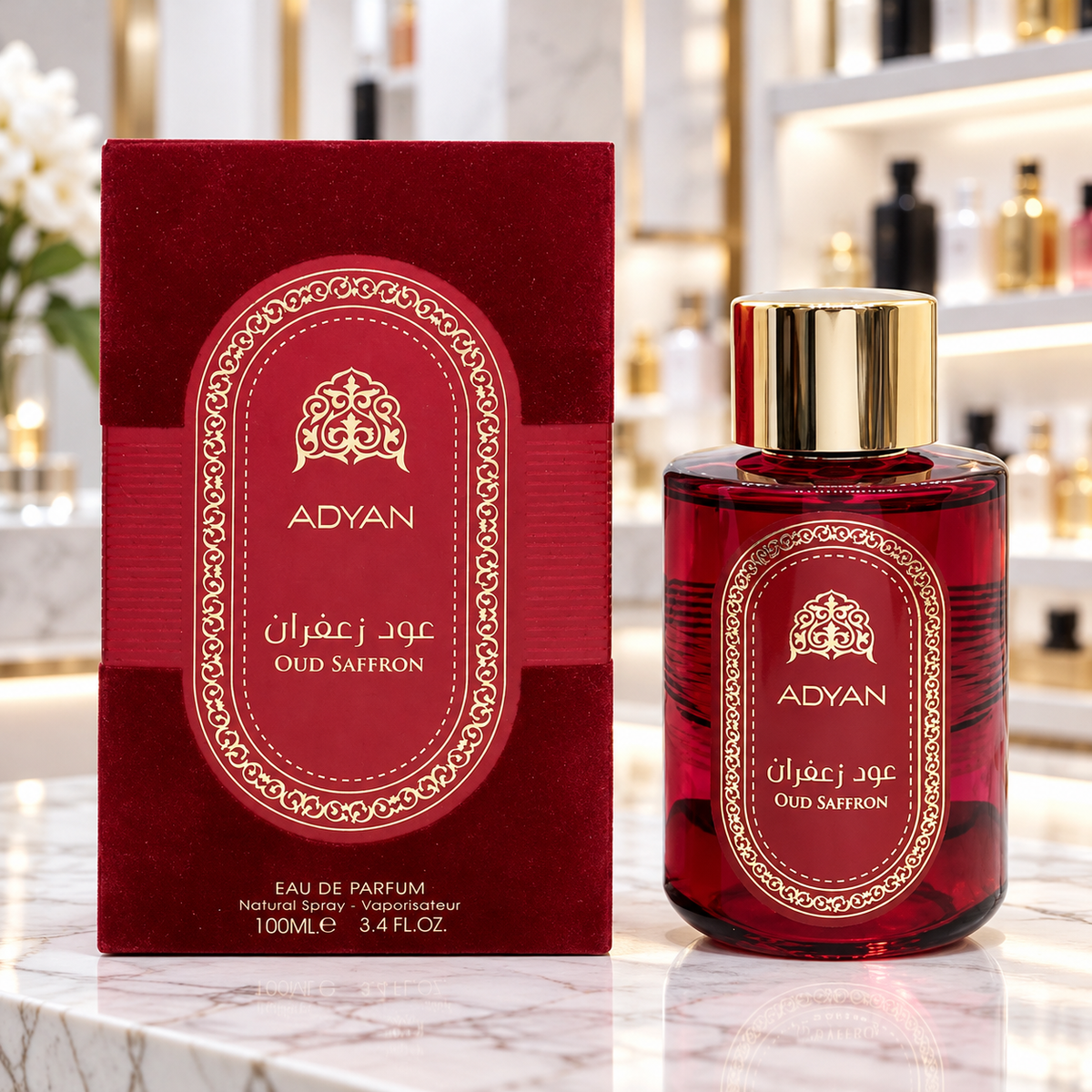 Adyan Oud Saffron - Eau de Parfum - Unisex - 100ml