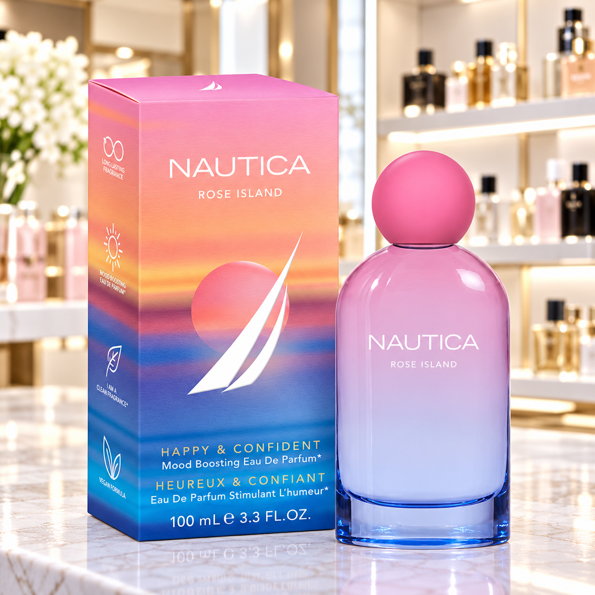 Náutica Happy & Confident - Eau de Parfum - Femenino - 100ml