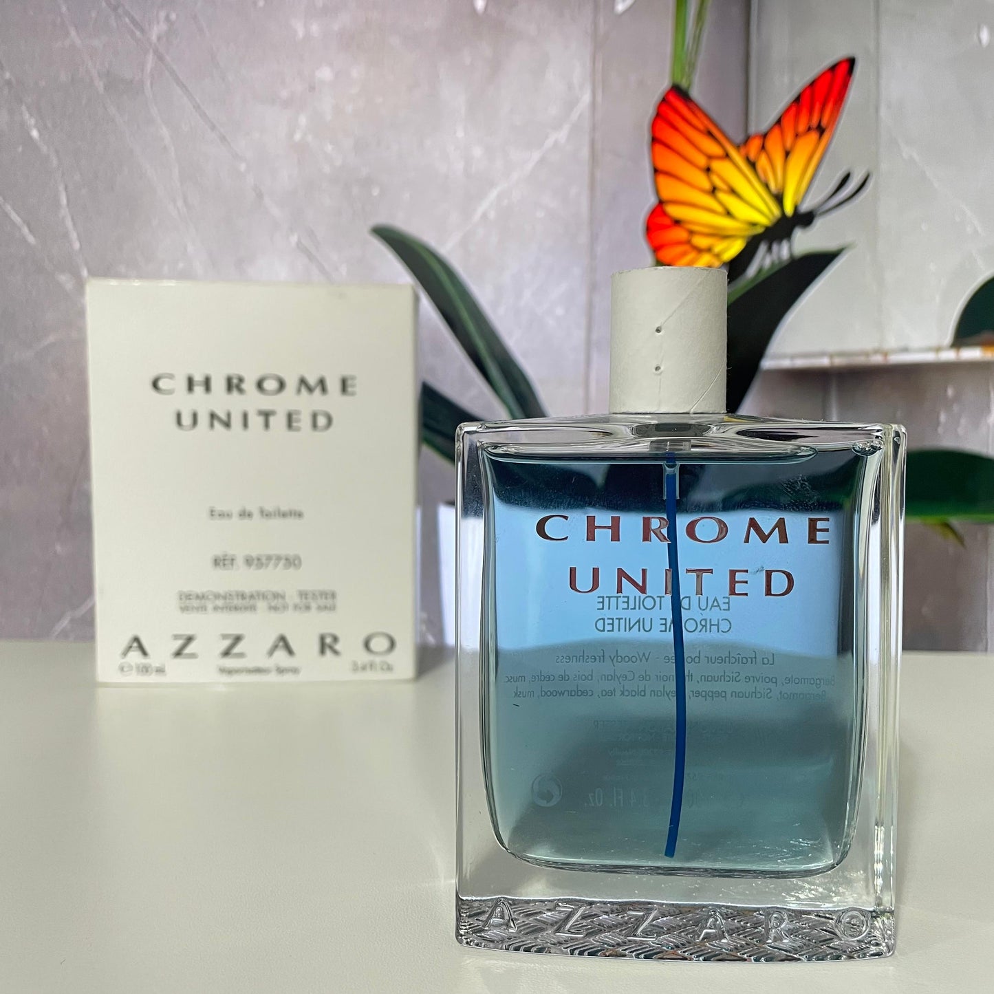 Perfume Masculino Azzaro Chrome United - EDT - 100ml - Tester
