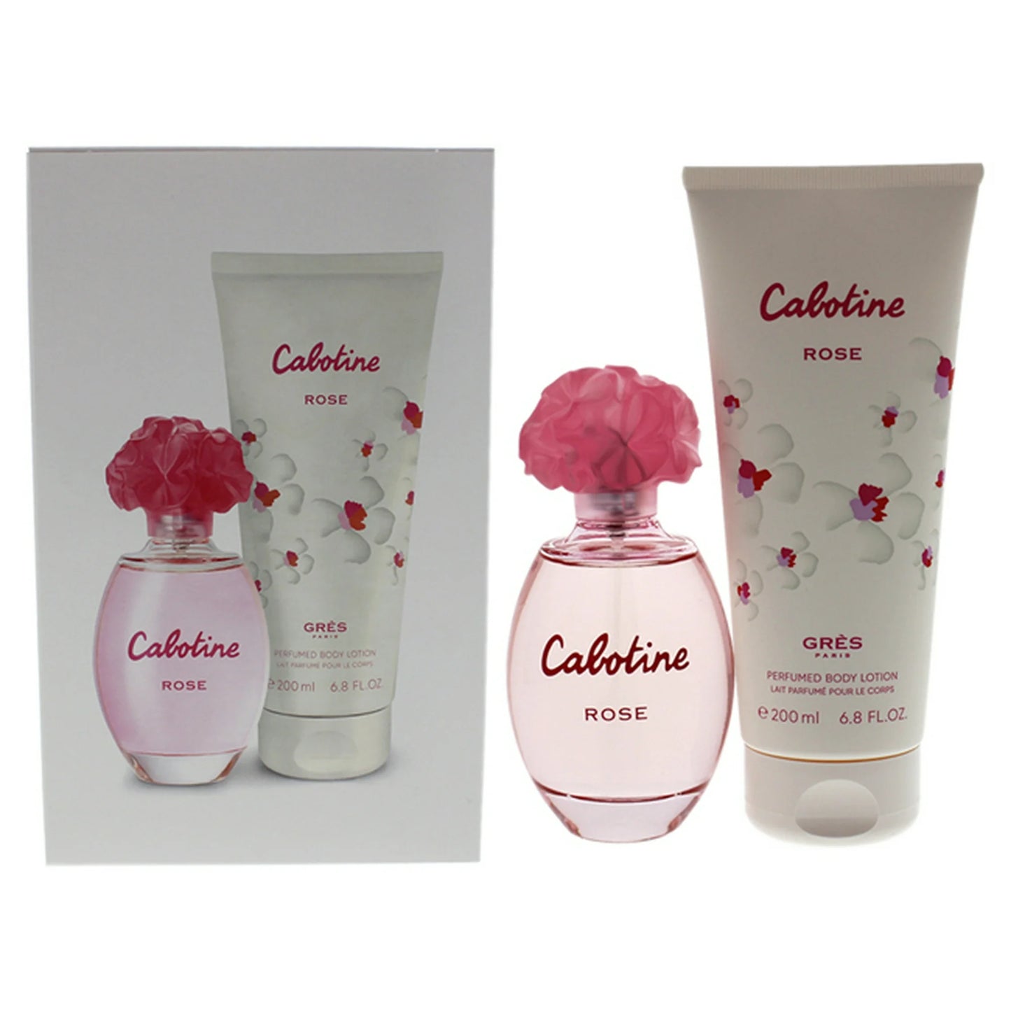 Kit Perfume Femenino Grés Cabotine Rose EDT 100ml + Loción Corporal 200ml