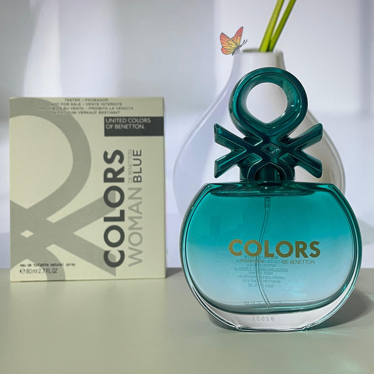 Perfume Femenino Benetton Colors Blue - Eau de Toilette - 80ml - Tester