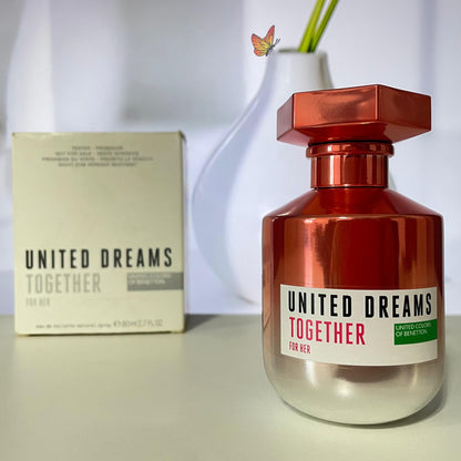 Perfume Femenino Benetton United Dreams Together - Eau de Toilette - 80ml - Tester