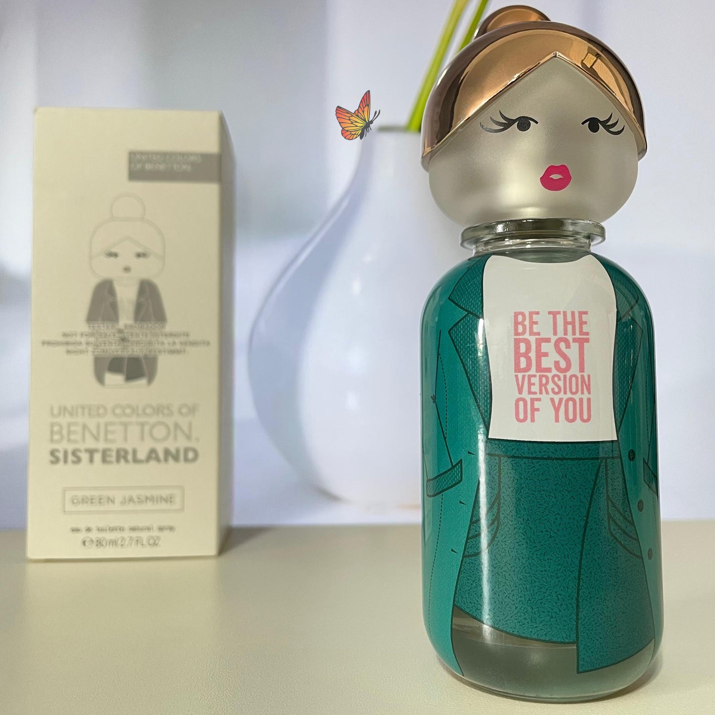 Perfume Femenino Benetton Sisterland Green Jasmine - Eau de Toilette - 80ml - Tester