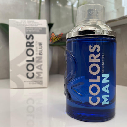 Perfume Masculino Benetton Colors Man Blue - EDT - 100ml - Tester