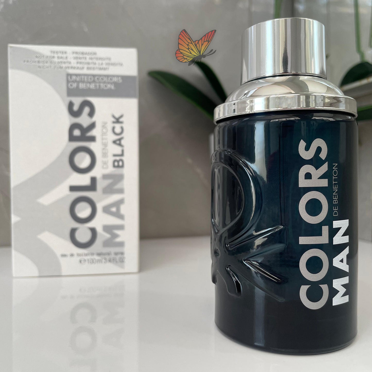 Perfume Masculino Benetton Colors Man Black - EDT - 100ml - Tester