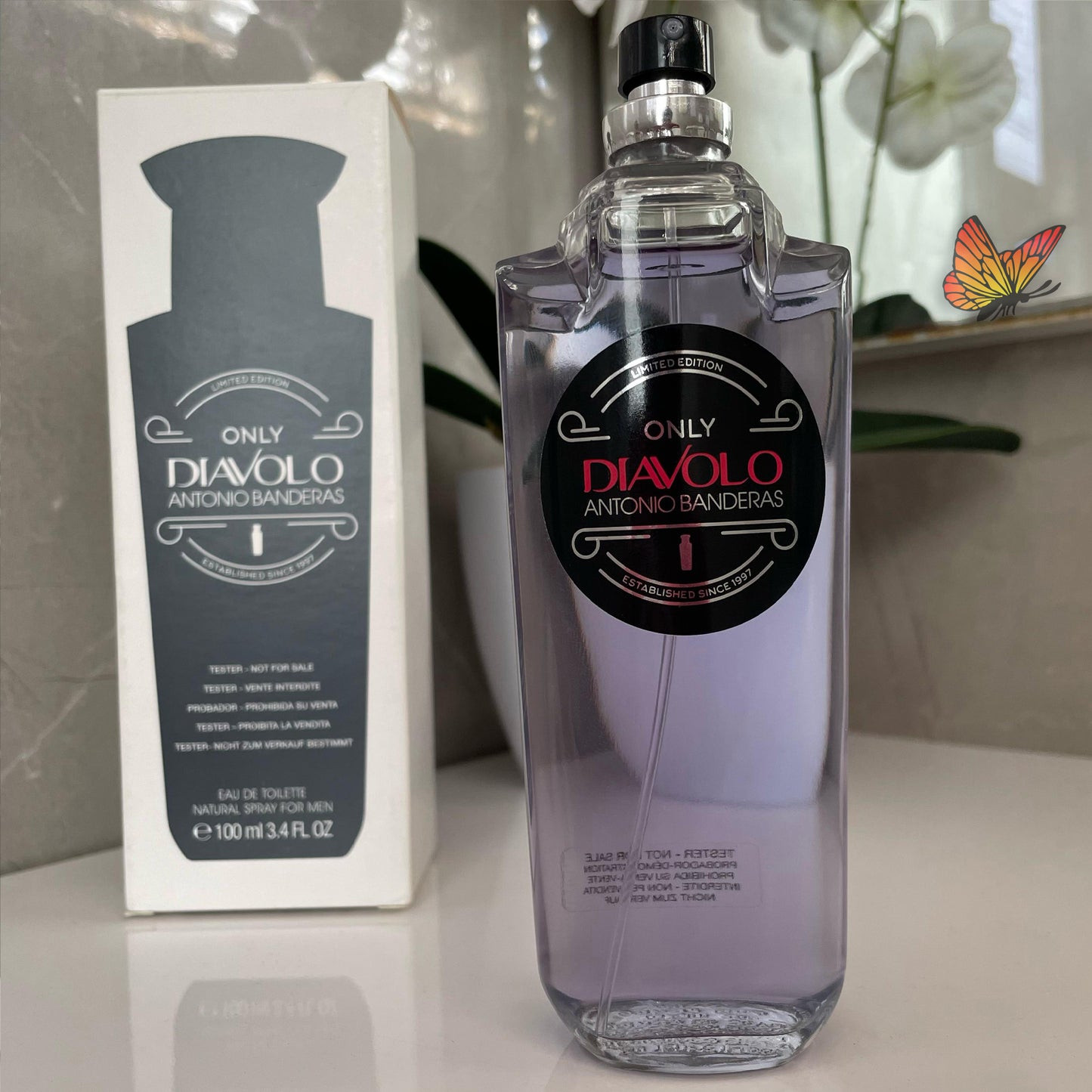 Perfume Masculino Antonio Banderas Diavolo Only - EDT - 100ml - Tester