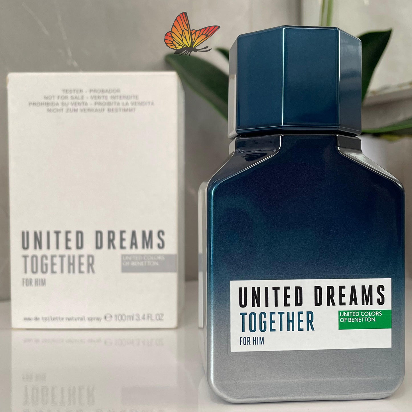 Perfume Masculino Benetton Together For Him - EDT - 100ml - Tester