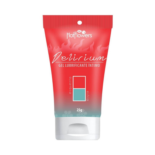 Gel Lubricante Íntimo HotFlowers Delirium - Sensación Frío/Calor - 25g