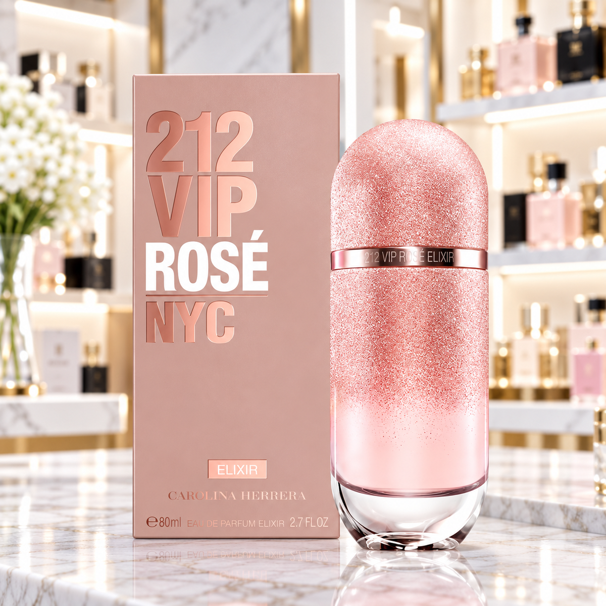Carolina Herrera 212 VIP Rose Elixir - Eau de Parfum - Femenino - 80ml