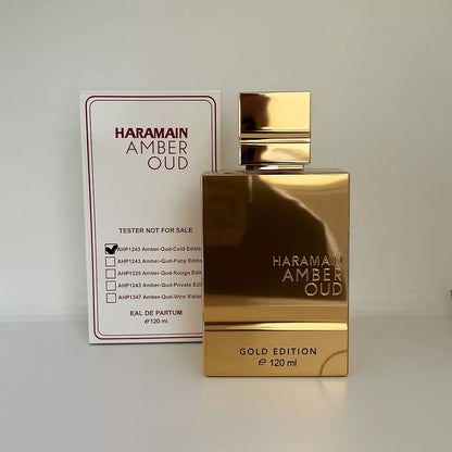 Perfume Unisex Haramain Amber Oud Gold Edition - Eau de Parfum - 120ml - Tester