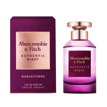 Perfume Femenino Abercrombie & Fitch Authentic Night Femme - Eau de Parfum - 100ml