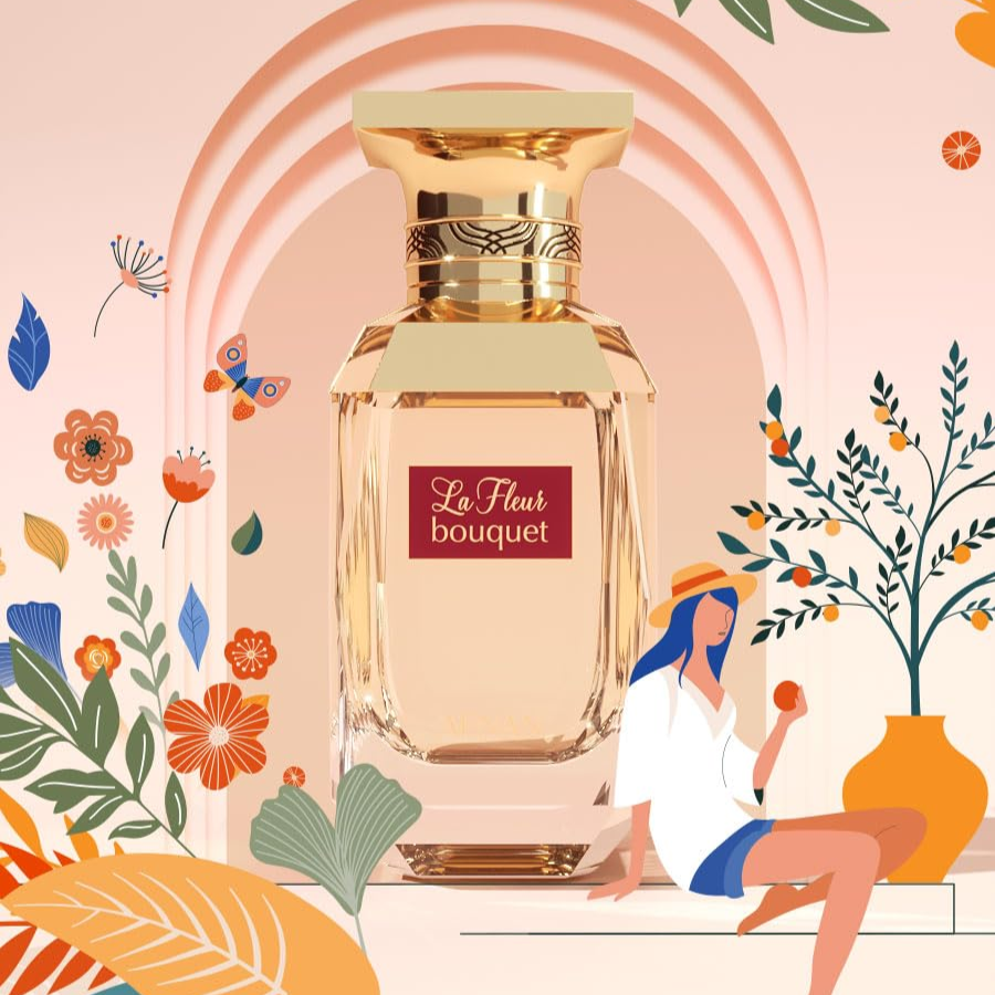 Perfume Femenino Afnan La Fleur Bouquet - Eau de Parfum - 80ml