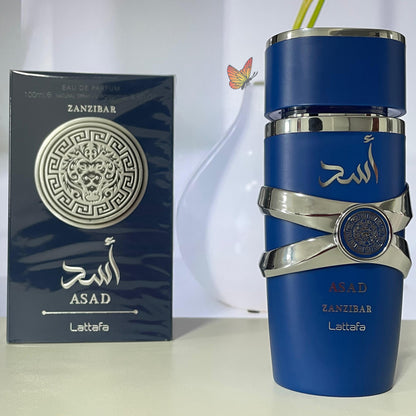 Perfume Masculino Lattafa Asad Zanzíbar - Eau de Parfum - 100ml