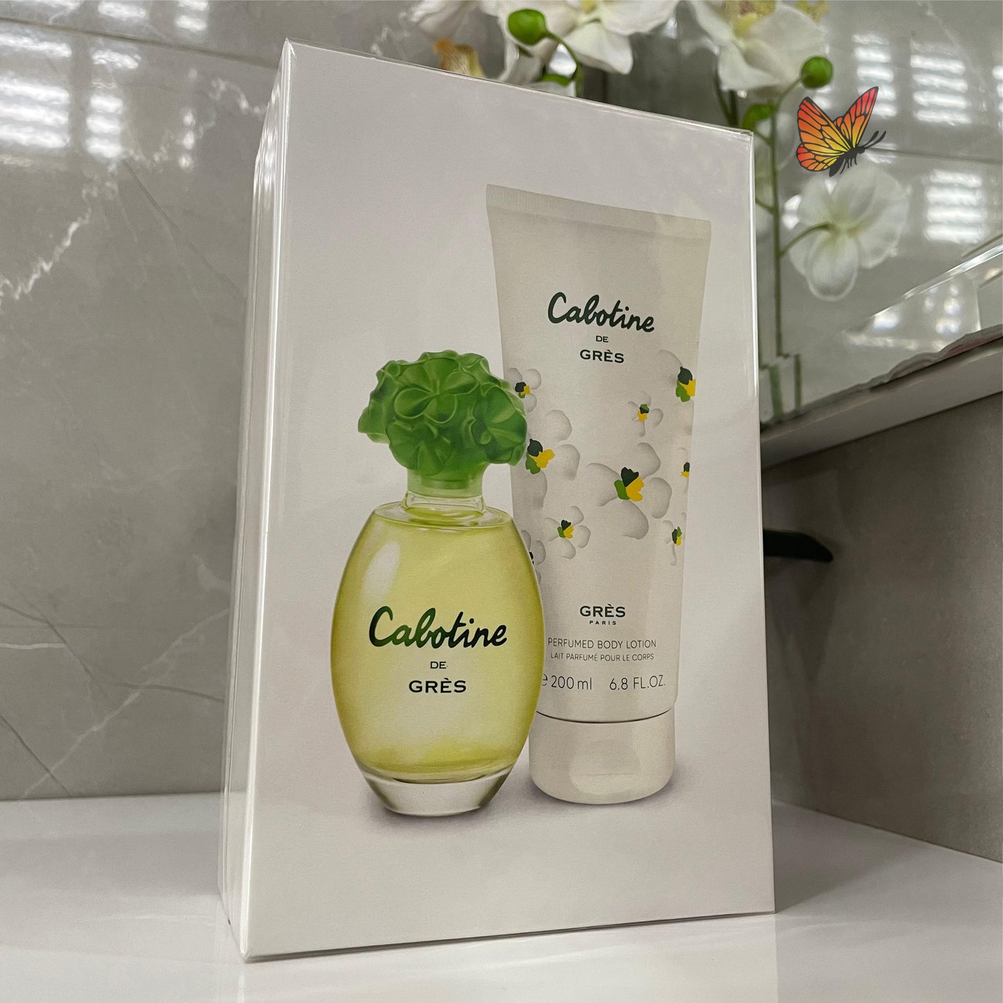 Kit Perfume Femenino Cabotine de Grés EDT 100ml + Loción Corporal 200ml