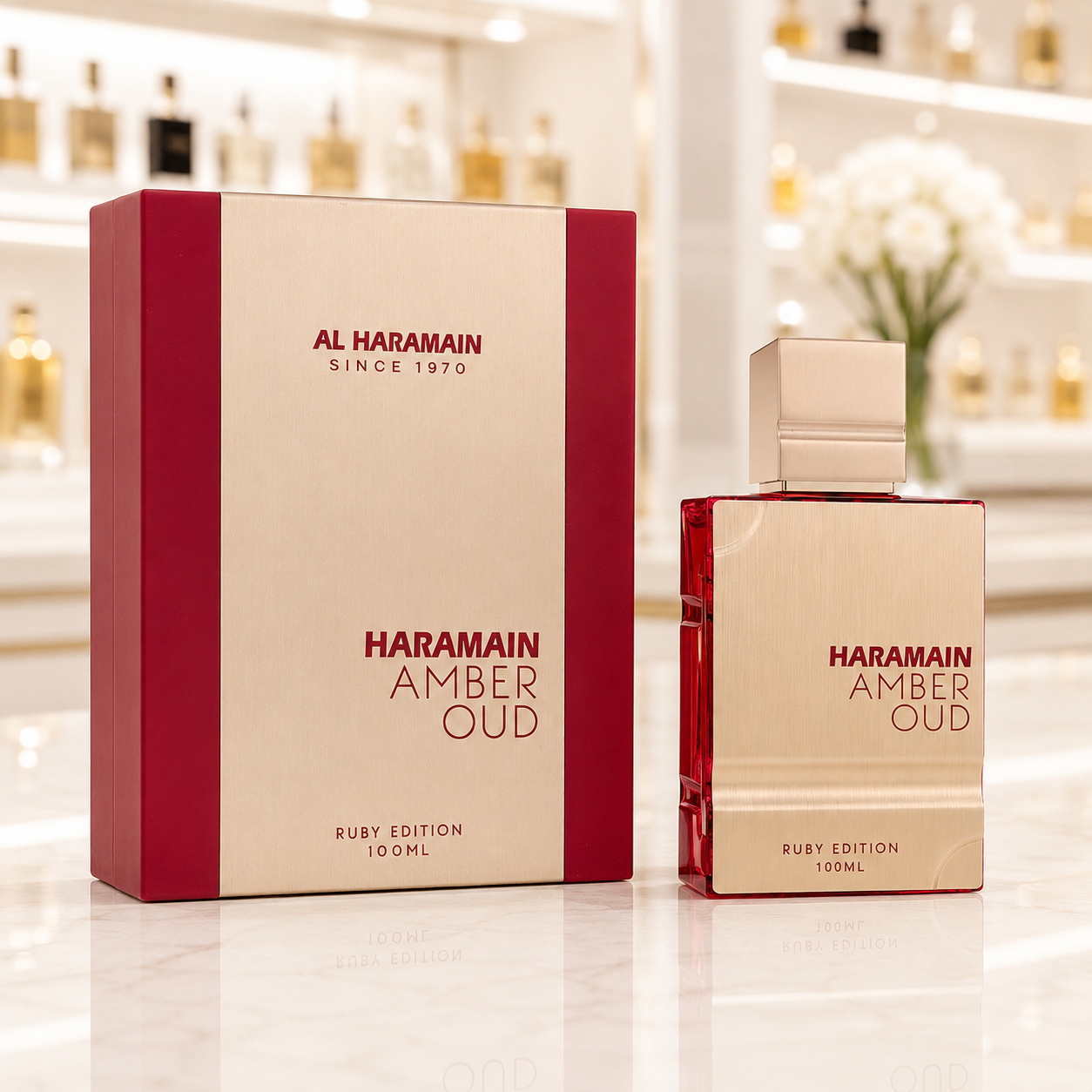 Perfume Unisex Al Haramain Amber Oud Ruby Edition - Eau de Parfum - 100ml