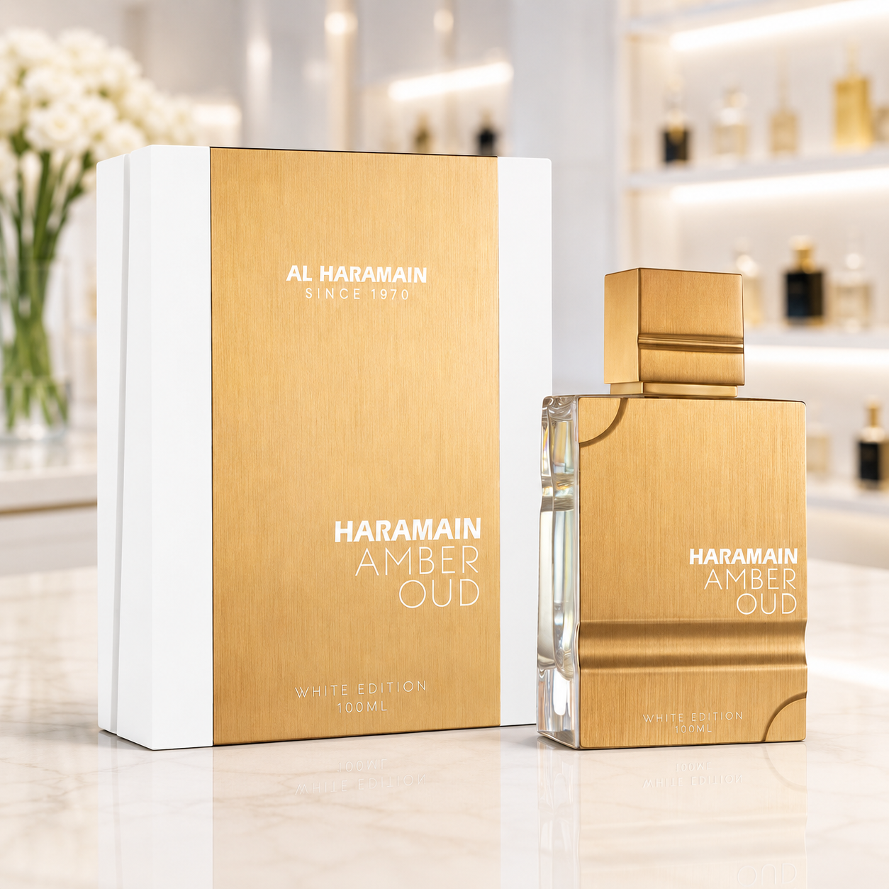 Perfume Unisex Al Haramain Amber Oud White Edition - Eau de Parfum - 100ml
