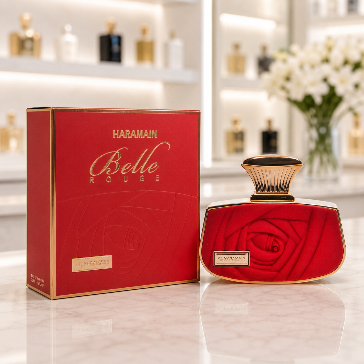 Perfume Femenino Al Haramain Belle Rouge - Eau de Parfum - 75ml