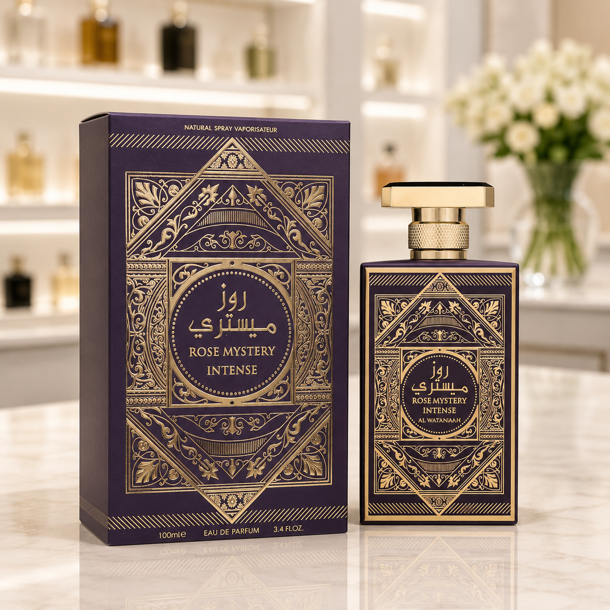 Perfume Unisex Al Wataniah Rose Mystery Intense - Eau de Parfum - 100ml