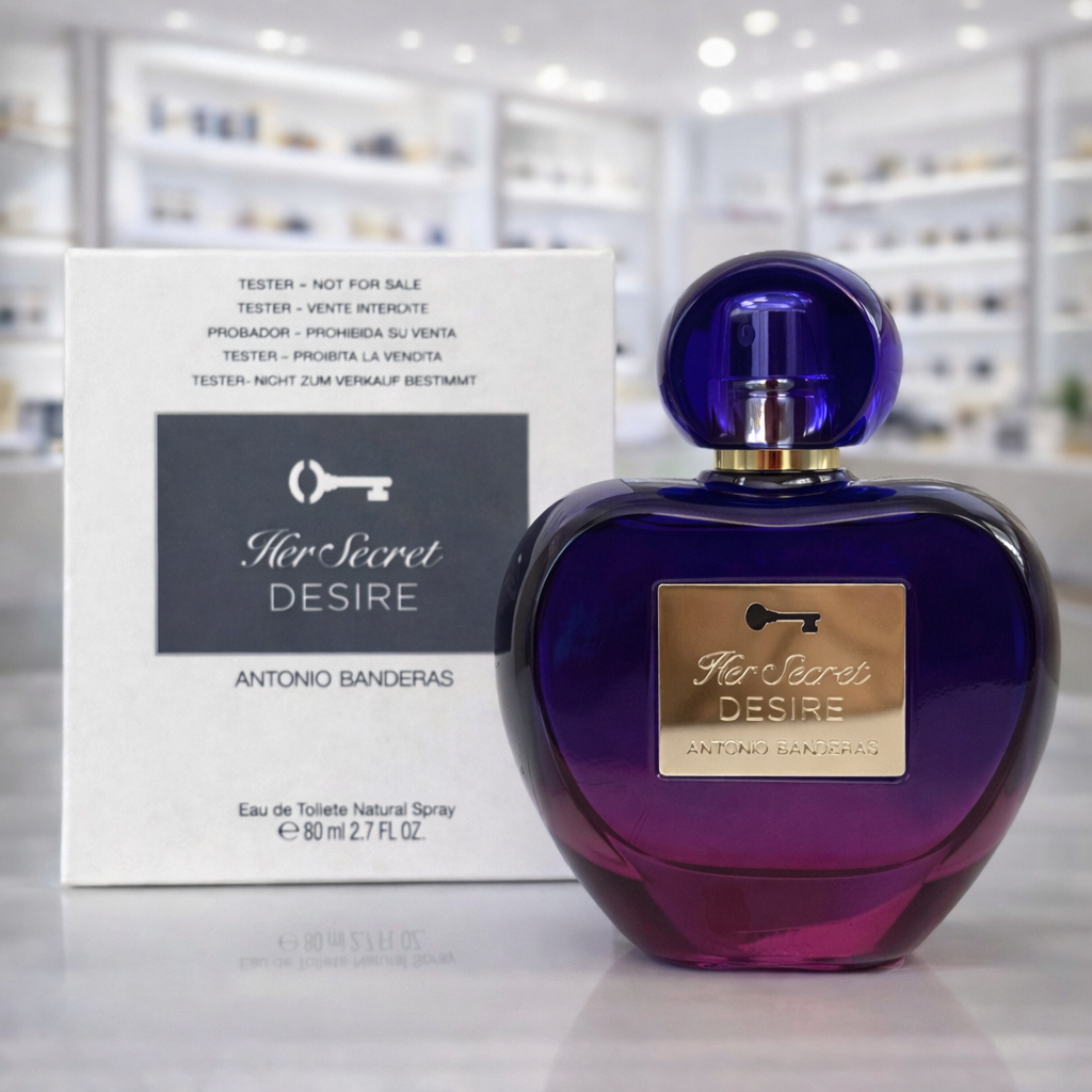 Perfume Femenino Antonio Banderas Her Secret Desire - EDT - 80ml - Tester