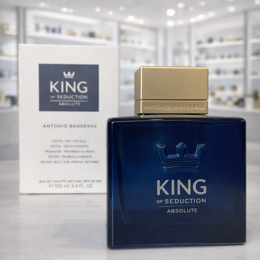 Perfume Masculino Antonio Banderas King of Seduction Absolute - Eau de Toilette - 100ml - Tester
