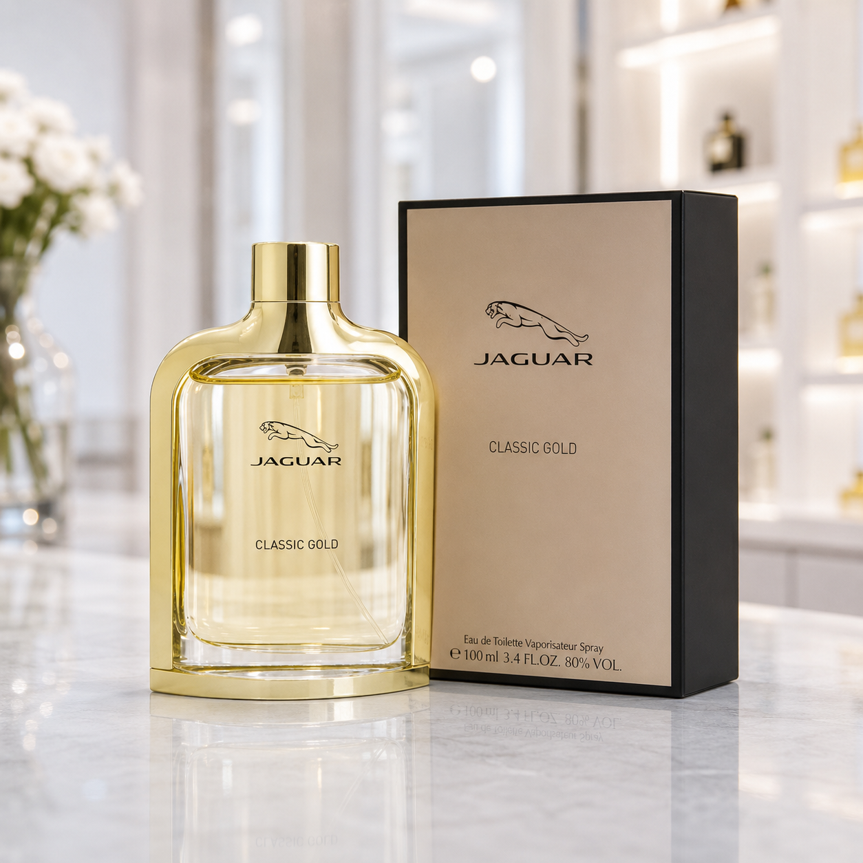 Perfume Masculino Jaguar Classic Gold - Eau de Toilette - 100ml