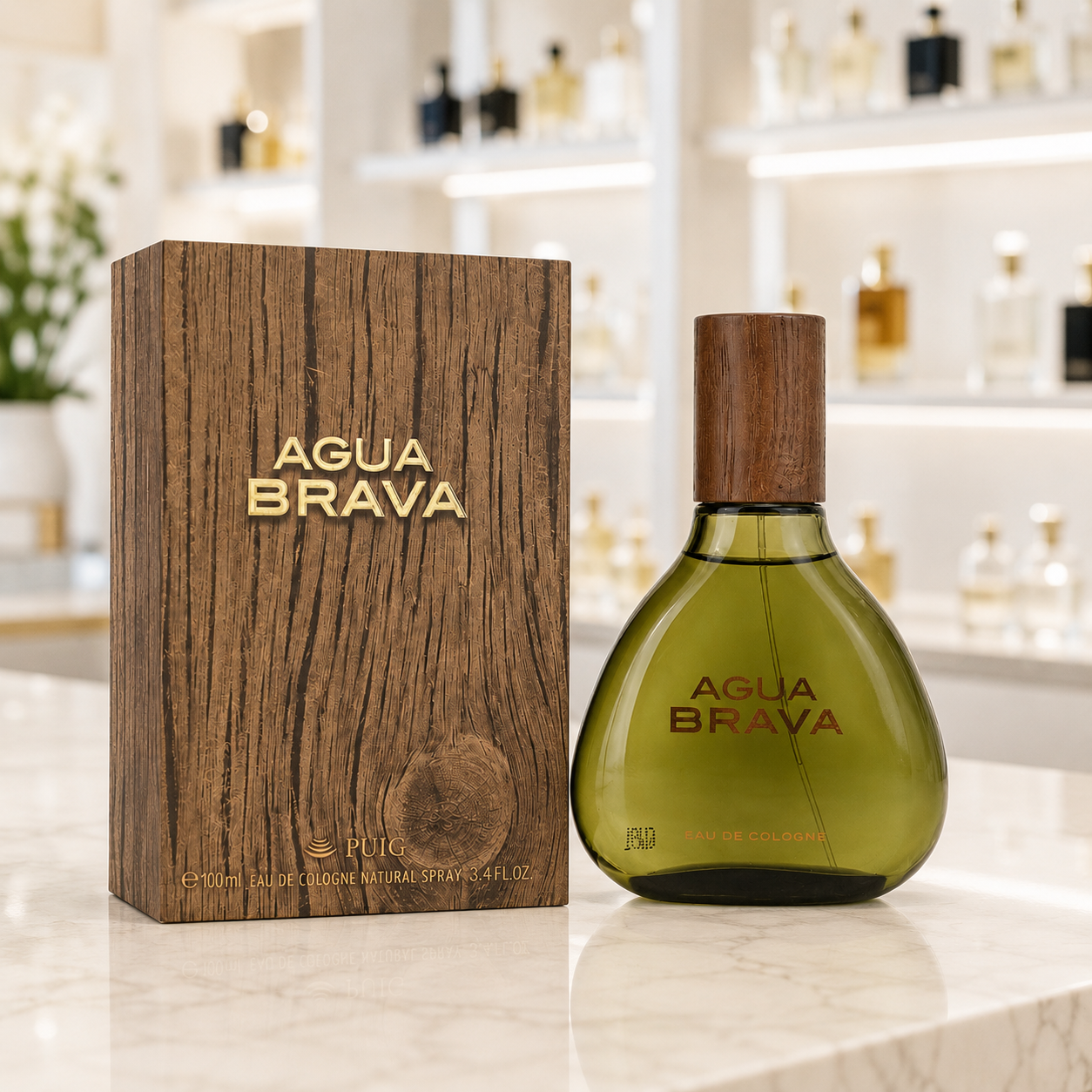 Perfume Masculino Antonio Puig Agua Brava - Eau de Cologne - 100ml