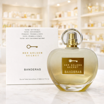 Perfume Femenino Antonio Banderas Her Golden Secret - Eau de Toilette - 80ml - Tester