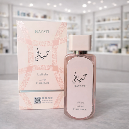 Perfume Femenino Lattafa Hayaati Florence - Eau de Parfum - 100ml
