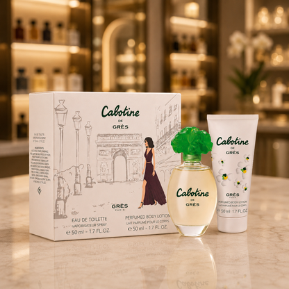 Kit Perfume Femenino Cabotine de Grés EDT 50ml + Loción Corporal 50ml