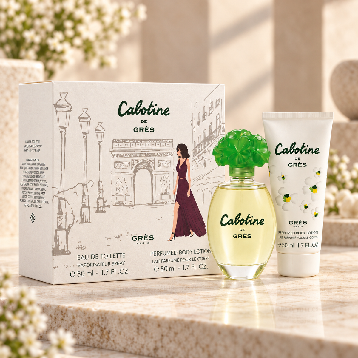 Kit Cabotine de Grés EDT 50ml + Loción Corporal 50ml
