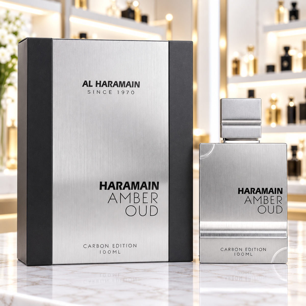 Al Haramain Amber Oud Carbon Edition - Eau de Parfum - Unisex - 100ml