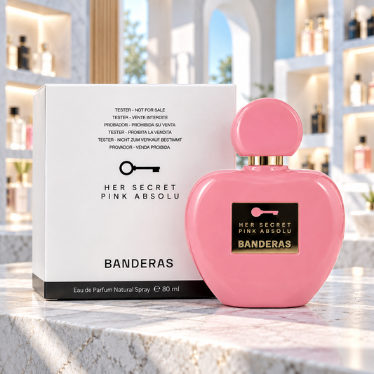Antonio Banderas Her Secret Pink Absolu - Eau de Parfum - 80ml - TESTER