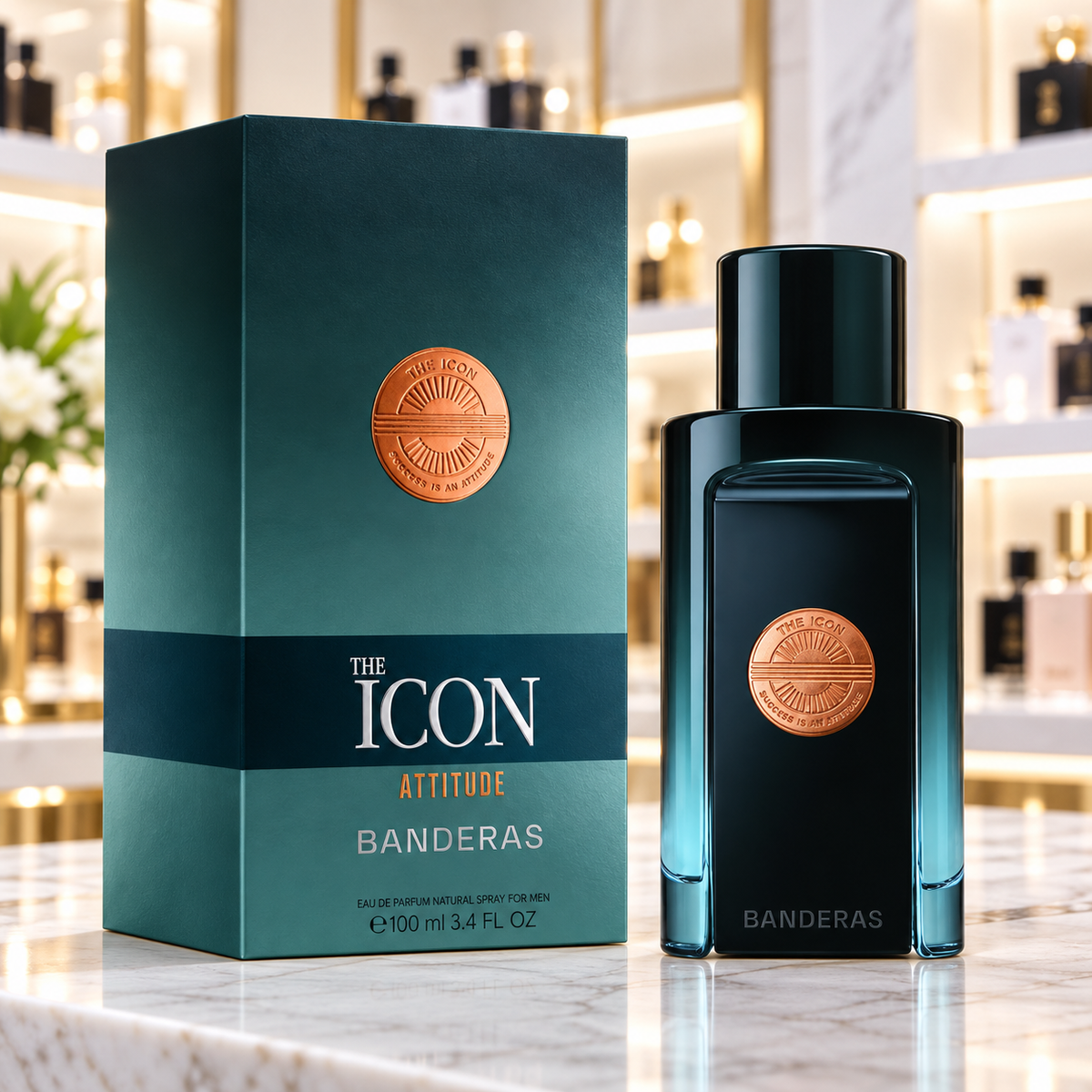 Antonio Banderas The Icon Attitude - Eau de Parfum - Masculino - 100ml