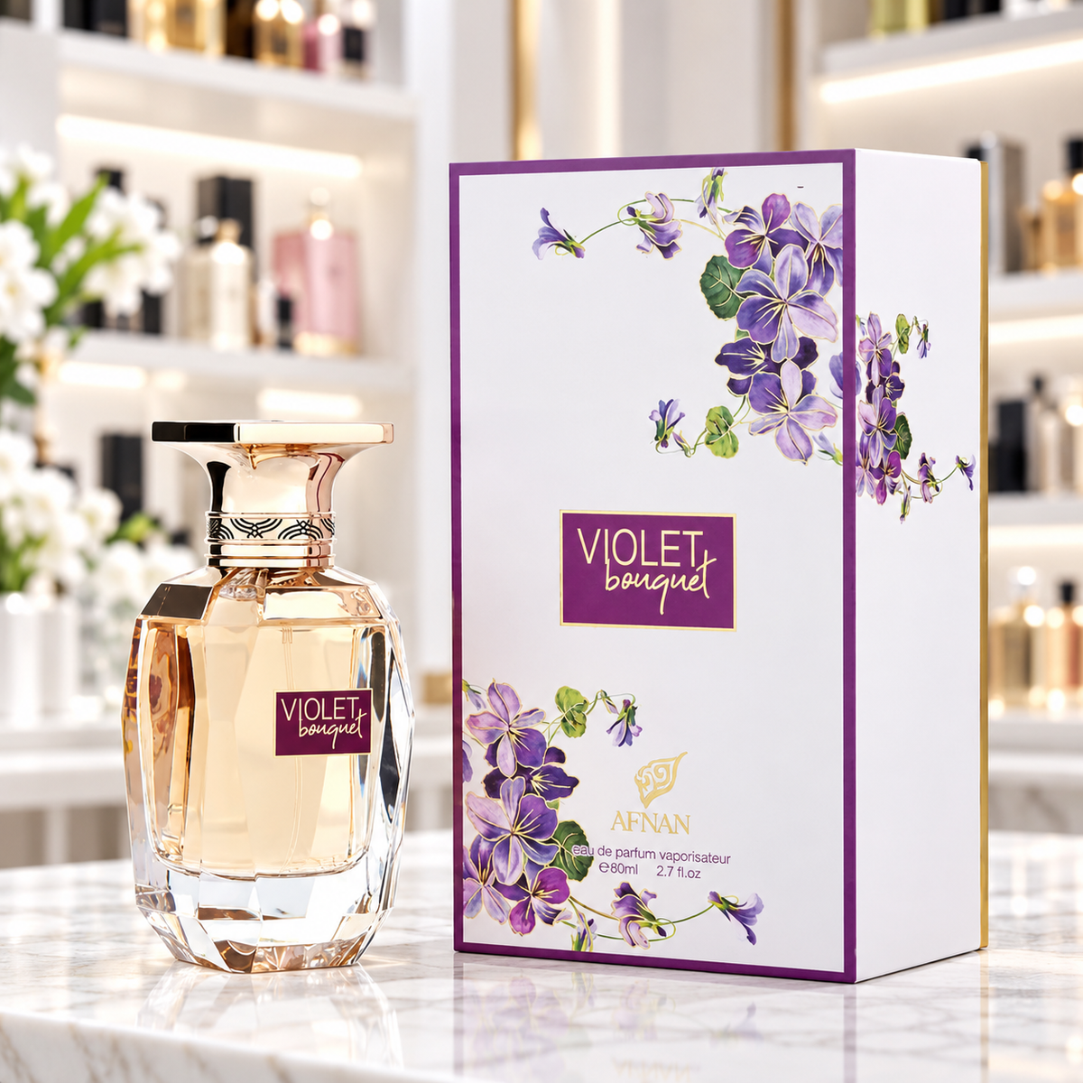 Afnan Violet Bouquet - Eau de Parfum - Femenino - 80ml