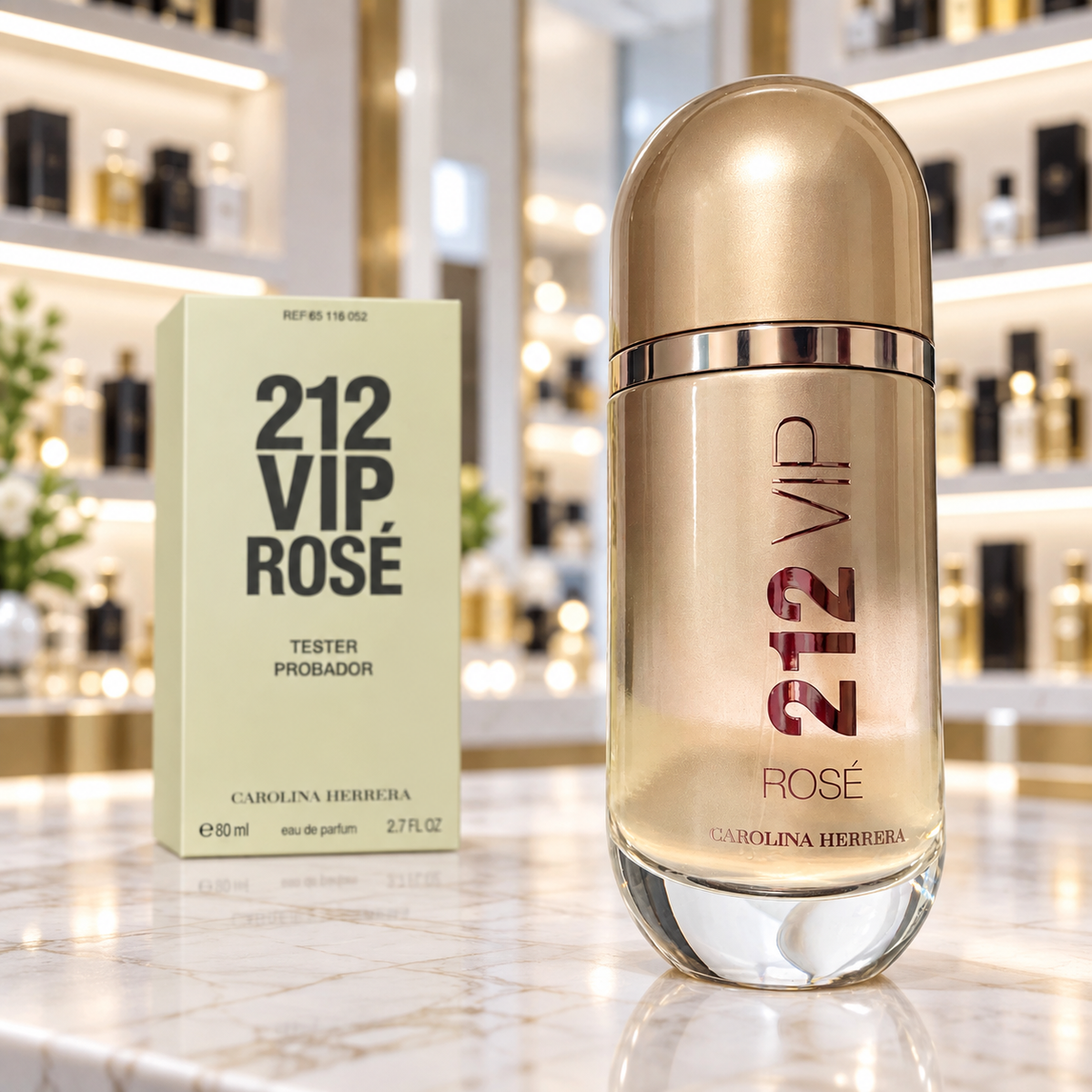 Carolina Herrera 212 VIP Rosé - Eau de Parfum - Femenino - 80ml - TESTER