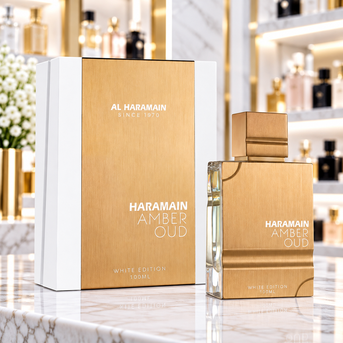 Al Haramain Amber Oud White Edition - Eau de Parfum - Unisex - 100ml