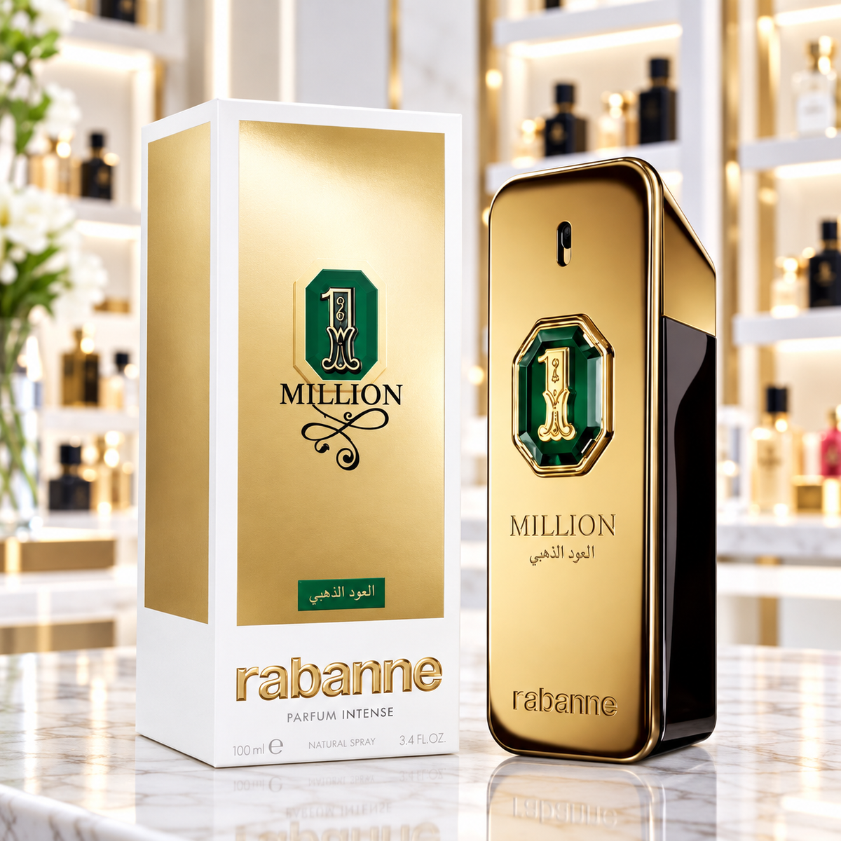 Paco Rabanne One Million Golden Oud Intense - Parfum - Masculino - 100ml