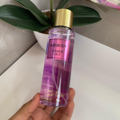 Body Mist Airbody Charm Lily 250ml