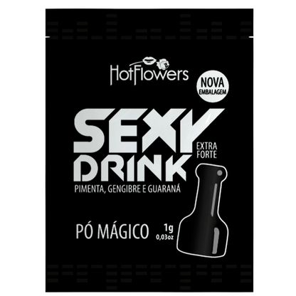 Polvo Mágico HotFlowers Sexy Drink - Extra Fuerte - 1g